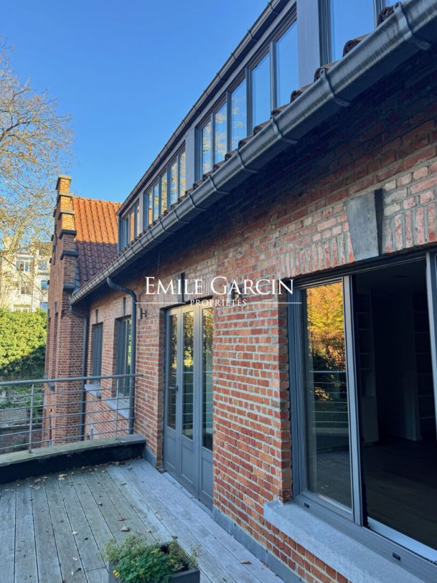 A vendre arrière Maison rénovée 350m² Ixelles  Bruxelles abbaye de la Cambre - Emile Garcin Belgique - Image 10