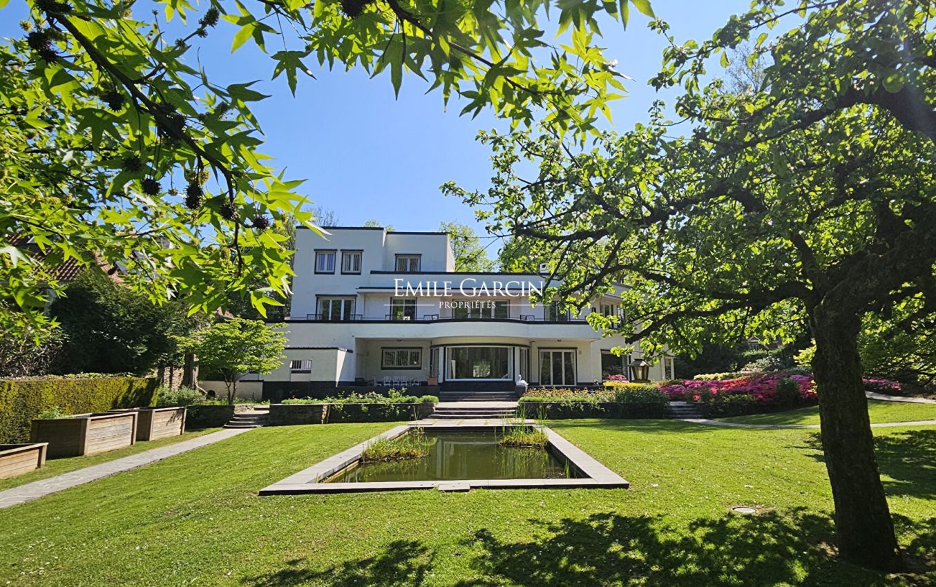 Propriété  art déco exceptionnelle à vendre Uccle Bruxelles - Emile Garcin Belgique - Image 1